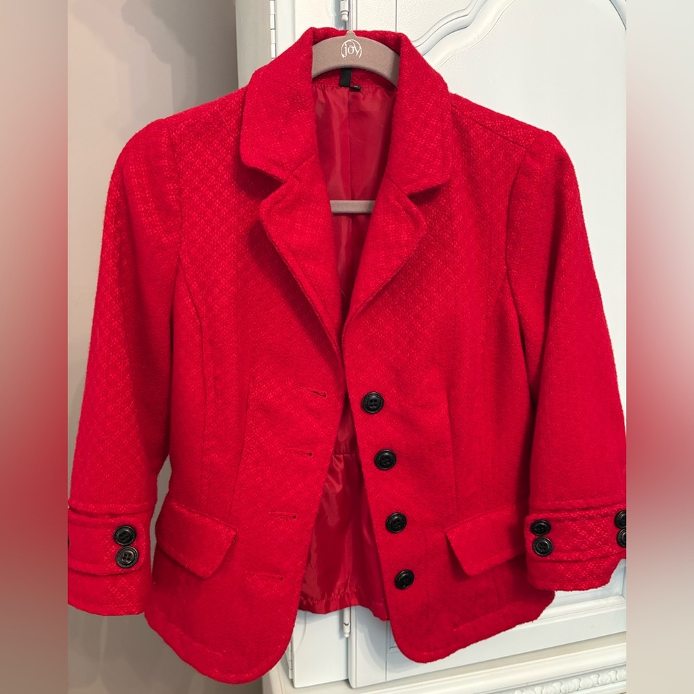 Ambition Red Blazer Jacket